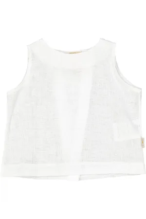 FILOBIO Camicia smanicata in lino - 3m - W