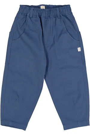 FILOBIO Pantalone in gabardina di cotone bio - 6y - BL