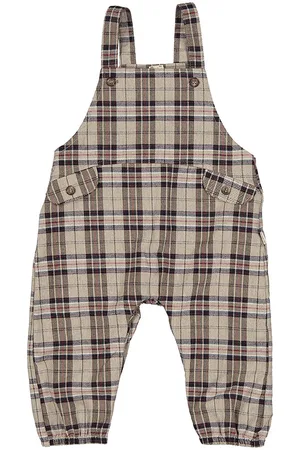 FILOBIO Salopette bimbo in calda flanella - 6m - TS