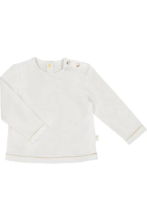 FILOBIO T-shirt manica lunga in cotone e cashmere - 6m - N