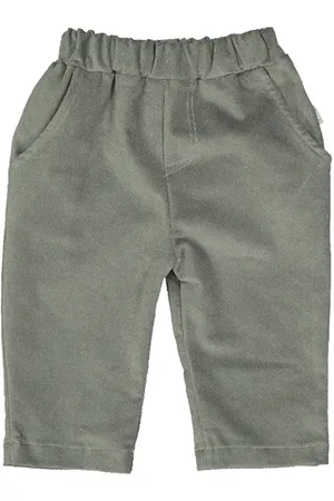 FILOBIO Pantalone bimbo in velluto - 6m - G