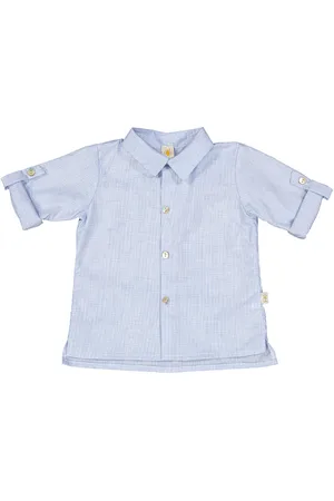 FILOBIO Camicia con colletto classica per bimbo - 9m - QA