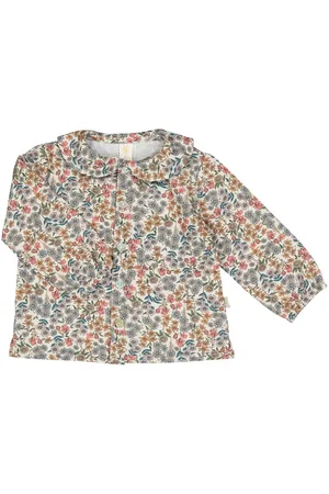 FILOBIO Camicia a fiori in cotone biologico - 6y - FA