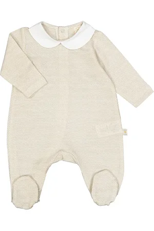 FILOBIO Tutina neonato in jacquard - 3m - Sq