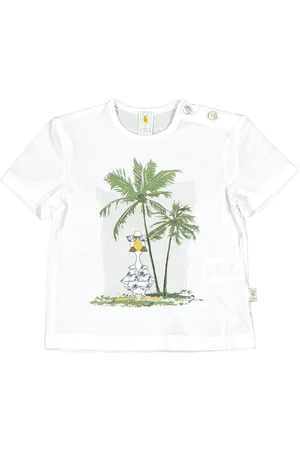 FILOBIO T-Shirt in cotone bio stampa Anito - 6m - WAN