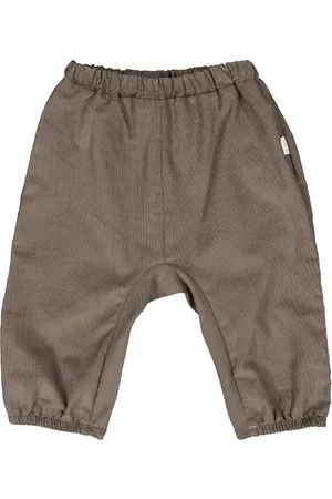 FILOBIO Pantalone bimbo in micro velluto di puro cotone bio - 9m - C
