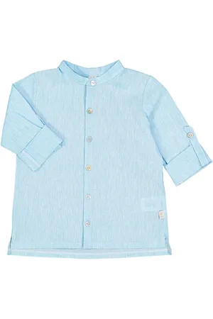 FILOBIO Camicia da bambino alla coreana - 6m - AP