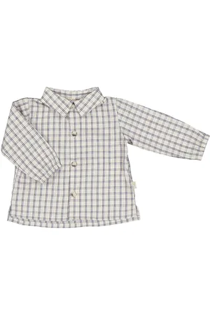 FILOBIO Camicia bimbo in flanella di puro cotone - 9m - QB