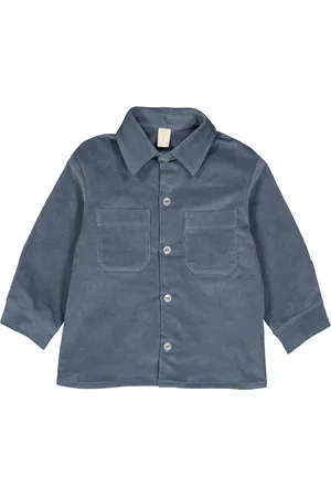 FILOBIO Camicia over in micro velluto - 6m - BO