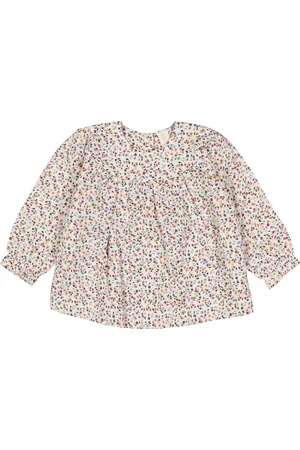 FILOBIO Camicia fantasia fiorita per bimba - 3y - FM