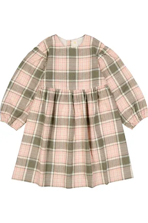 FILOBIO Vestito in flanella tartan - 2y - QA