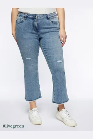 Fiorella rubino Jeans kick flare con strappi Donna, Taglia: 47 (56 IT)