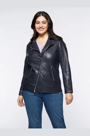 Fiorella rubino Giacca biker con zip obliqua Donna, Taglia: 37 (46 IT)
