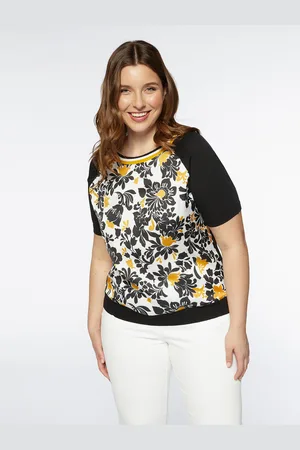 Fiorella rubino Maglia con stampa floreale Donna, Taglia: M (52-54 IT)