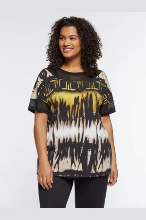 T-shirt con stampa tie dye Donna, Taglia: S (48-50 IT)