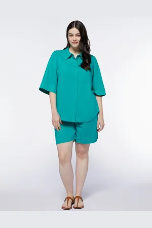 Fiorella rubino Camicia relaxed fit in lino e viscosa Donna, Taglia: 43 (52 IT)