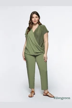 Fiorella rubino Blusa incrociata in viscosa ECOVERO™ Donna, Taglia: 45 (54 IT)