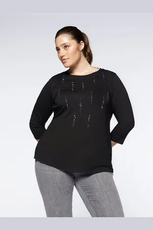 Fiorella rubino T-shirt con ricami Donna, Taglia: S (48-50 IT)