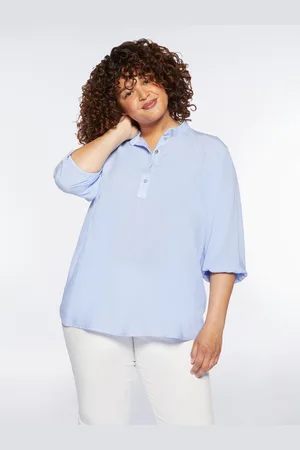 Fiorella rubino Blusa in viscosa con scollo tondo Donna, Taglia: 43 (52 IT)