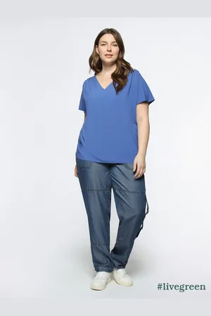 Fiorella rubino Blusa in viscosa ECOVERO™ Donna, Taglia: 43 (52 IT)