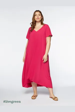Fiorella rubino Vestito lungo in viscosa ECOVERO™ Donna, Taglia: S (48-50 IT)