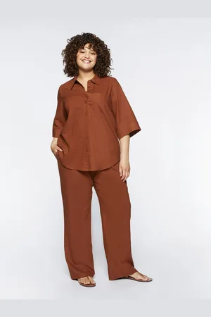 Fiorella rubino Camicia relaxed fit in lino e viscosa Donna, Taglia: 41 (50 IT)