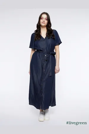 Fiorella rubino Vestito lungo in tencel Donna, Taglia: 39 (48 IT)