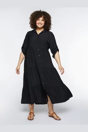 Fiorella rubino Vestito lungo a balze Donna, Taglia: 39 (48 IT)