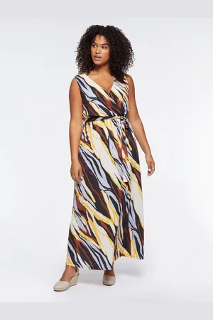 Fiorella rubino Vestito lungo stampa zebra Donna, Taglia: S (48-50 IT)