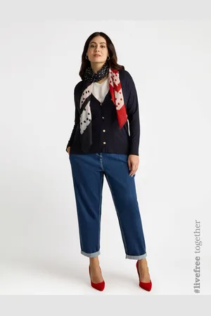 Fiorella rubino Cardigan scollo a V con viscosa LENZING™ ECOVERO™ Donna, Taglia: M (52-54 IT)