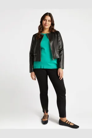 Fiorella rubino Giacca biker con catene Donna, Taglia: 39 (48 IT)