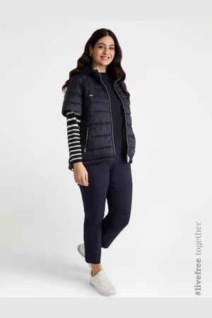 Fiorella rubino Piumino maniche corte con imbottitura in Sorona® Aura Donna, Taglia: L (56-58 IT)