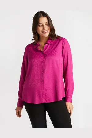 Fiorella rubino Camicia jacquard motivo animalier Donna, Taglia: 37 (46 IT)