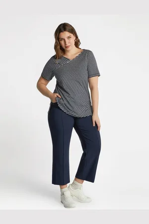 Fiorella rubino T-shirt a righe con strass Donna, Taglia: XS (44-46 IT)