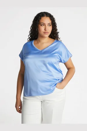 Fiorella rubino T-shirt in raso e jersey Donna, Taglia: XS (44-46 IT)