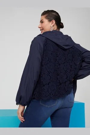 Fiorella rubino Parka con dietro in pizzo Donna, Taglia: 39 (48 IT)