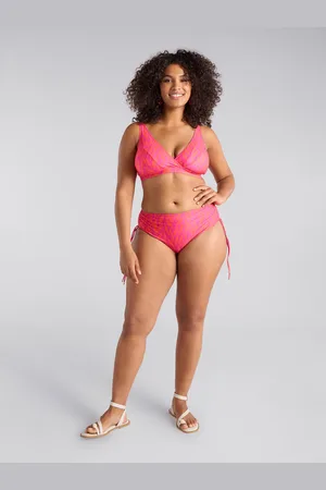 Fiorella rubino Bikini stampa foliage Donna, Taglia: S (48-50 IT)