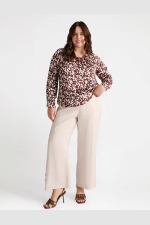 Fiorella rubino Blusa dalla stampa animalier Donna, Taglia: 45 (54 IT)