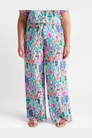 Fiorella rubino Pantaloni palazzo stampati Donna, Taglia: S (48-50 IT)