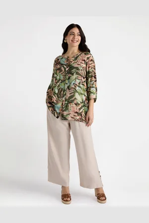 Fiorella rubino Camicia stampa jungle Donna, Taglia: 43 (52 IT)