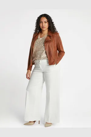 Fiorella rubino Giacca biker effetto used Donna, Taglia: 49 (58 IT)