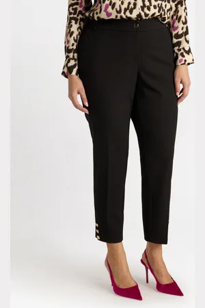 Fiorella rubino Pantaloni New York con bottoni al fondo Donna, Taglia: M (52-54 IT)