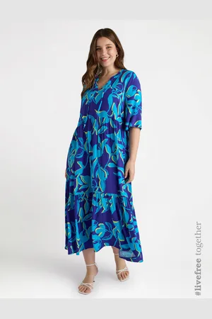 Fiorella rubino Vestito floreale in viscosa LENZING™ ECOVERO™ Donna, Taglia: 39 (48 IT)