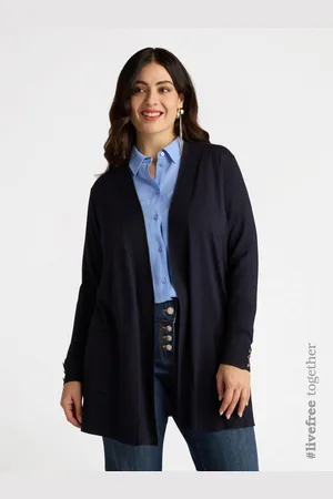 Fiorella rubino Maxi cardigan con viscosa LENZING™ ECOVERO™ Donna, Taglia: L (56-58 IT)