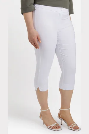 Fiorella rubino Pantaloni Capri in tessuto stretch Donna, Taglia: M (52-54 IT)