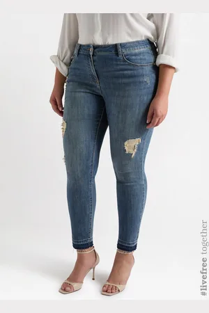Fiorella rubino Jeans skinny con ricami Donna, Taglia: 35 (44 IT)