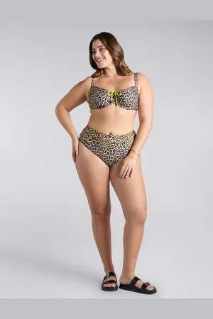 Fiorella rubino Bikini con stampa macula e dettagli fluo Donna, Taglia: S (48-50 IT)