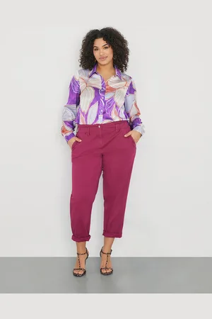 Fiorella rubino Pantaloni balloon in cotone Donna, Taglia: 35 (44 IT)