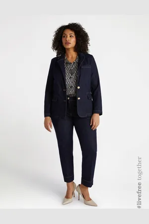 Fiorella rubino Blazer in denim Donna, Taglia: 39 (48 IT)