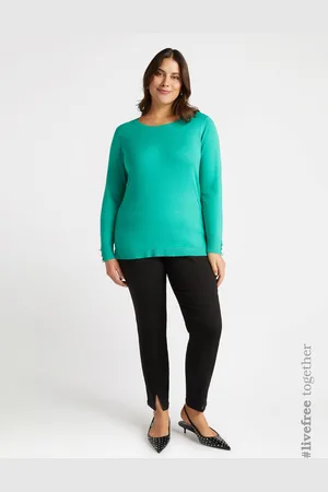 Fiorella rubino Maglia con viscosa LENZING™ ECOVERO™ Donna, Taglia: L (56-58 IT)